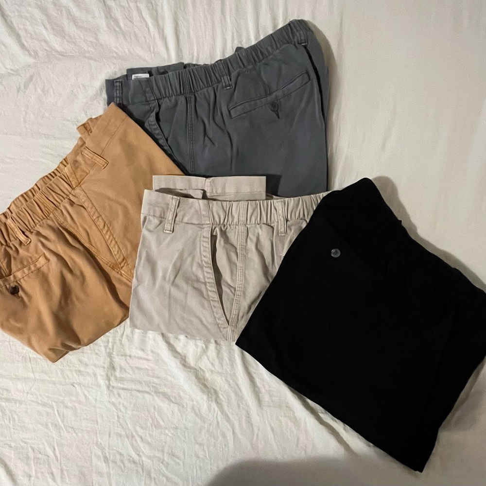 Old Navy Chino pants , 4 pair